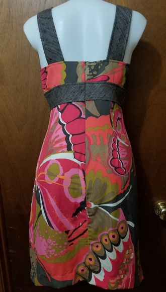 Trina Turk flamingo secret butterfly dress 2 NWOT - Picture 4 of 7